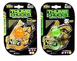 Zing Thumb Chucks Orange and Green 2-Pack Bundle