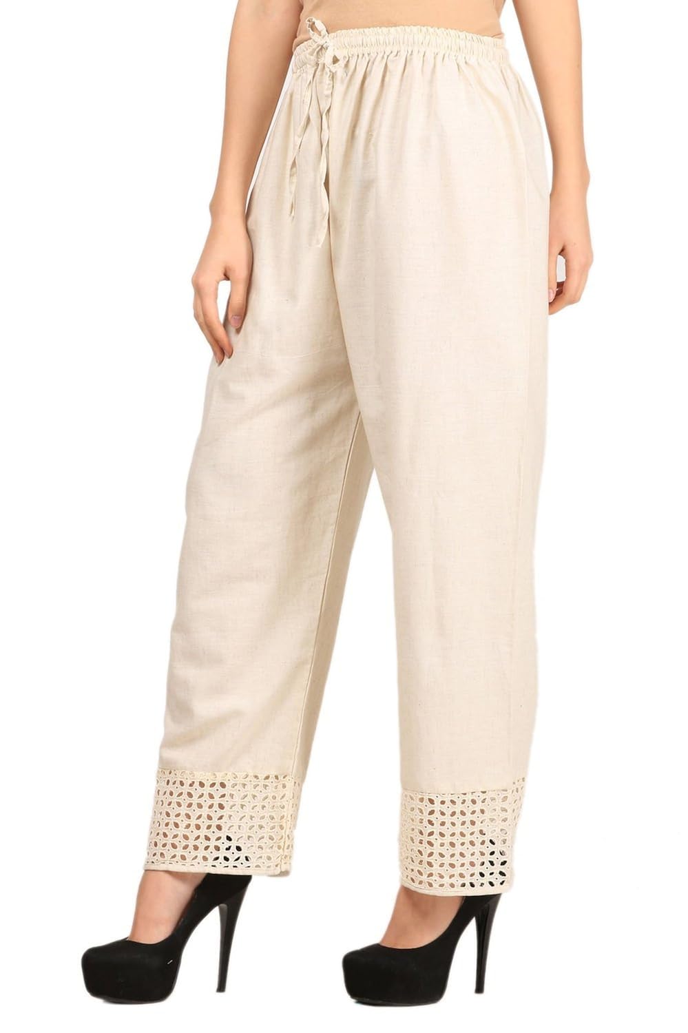 vastraa fusion women's cotton palazzo
