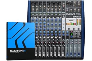 PreSonus StudioLive AR12c Analog Mixer with Studio One Pro Software