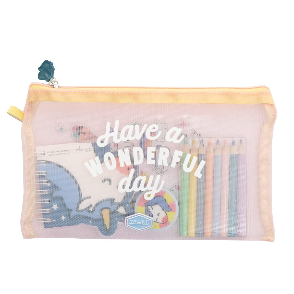 Unicorn Extras Pencil Case - Have a Wonderful Day