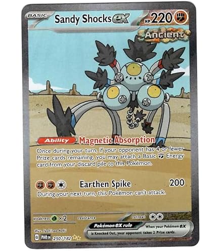 Amazon.com: Pokemon - Iron Hands ex 248/182 - Paradox Rift - Special  Illustration Rare