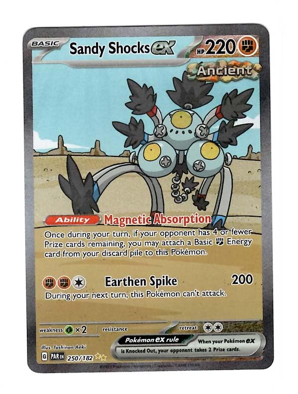 Pokemon - Sandy Shocks ex 250/182 - Paradox Rift - Special Illustration Rare - Single Card