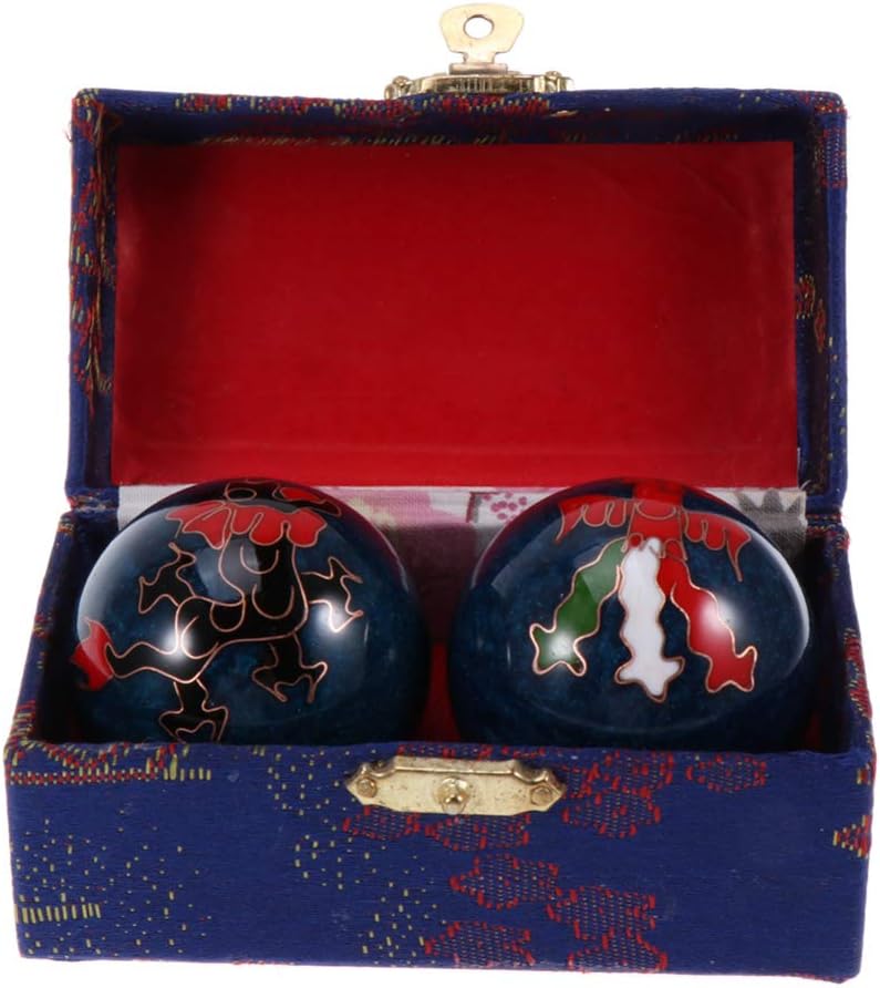 Milisten Chinese Health Baoding Balls 2 Inch Finger Massage Handballs for Stress Relief Meditation Hand Exercise Therapy - Image 5