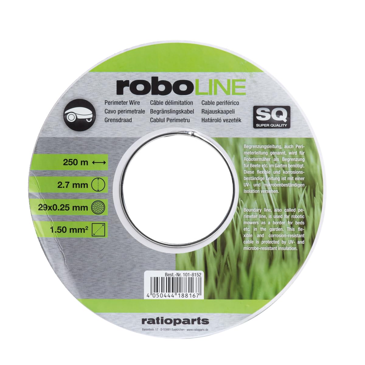 Ratio Parts 101,8152 Control Lead, Green, 34.5 x 13.5 x 36 cm — image 1