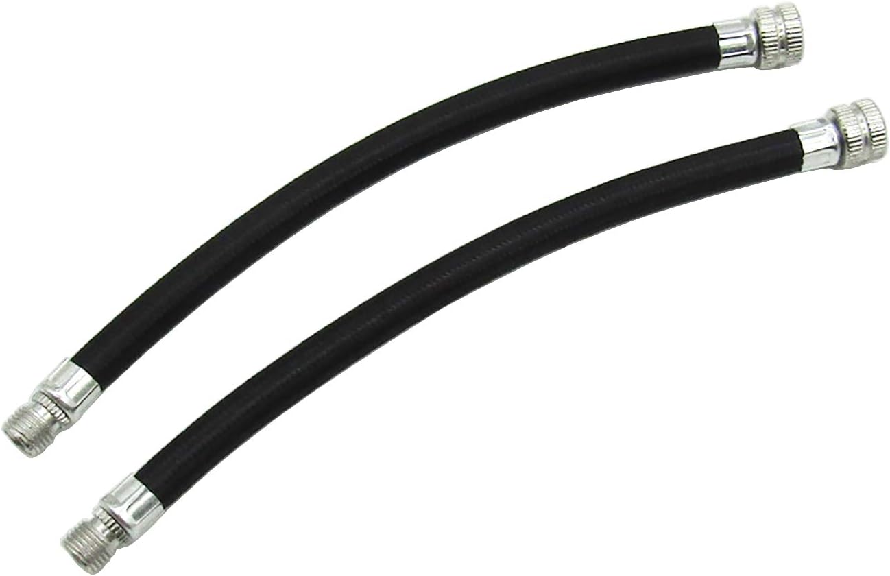 PEPRMROE 2 Pcs Bike Tire Pump Extension Hose Bicycle Pump