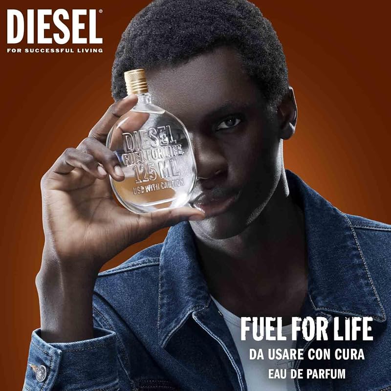 Fuel for Life Eau de Toilette Uomo, Profumo Uomo Intenso e Legnoso, Fragranza Speziata e Aromatica, Note di Anice Stellato e Lavanda, A Lunga Durata, Profumo di Lusso per Uomo, 125 ml