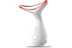 Aerofrog Red Light Therapy for Face and Neck,Facial Wand,Wavy Chic Beauty Multifunctional Facial-Device,Galvanic Facial Machines,White