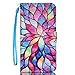 Galaxy S7 Case,CASELAND Samsung Galaxy S7 Case Wallet PU Leather Stand Flip Case for Samsung Galaxy S7 - Flower