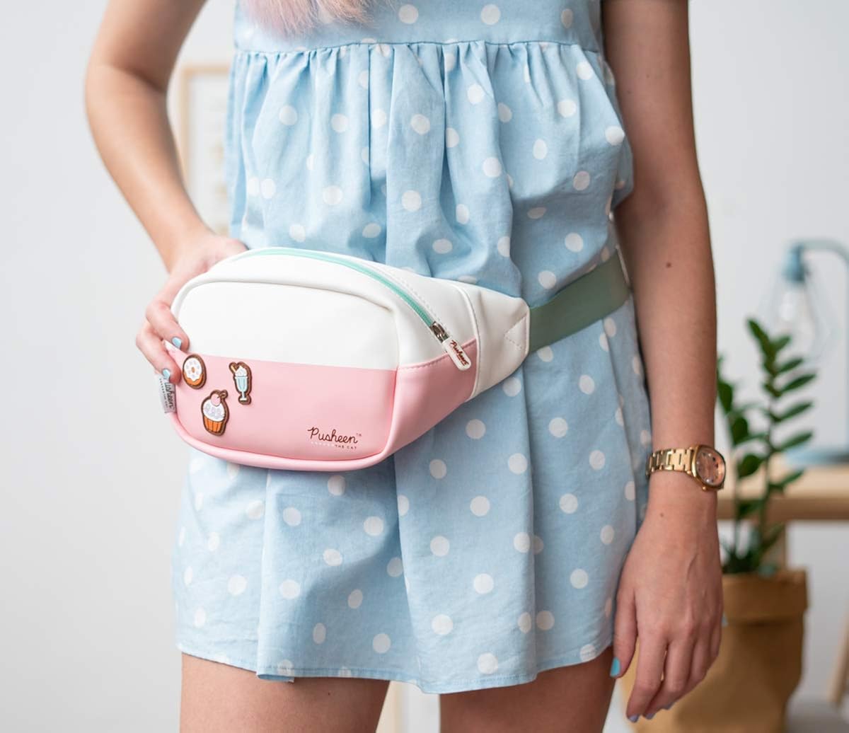 Grupo Erik Pusheen Adjustable Bumbag Pink Waist, Fanny, Belt, Moon, and Belly Bags, Standard - Image 5