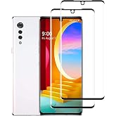 KELOLIN [2 Pack] Full Coverage Tempered Glass Screen Protector for LG Velvet 5G/LG G9, Easy to Install, [3D Curved] [HD Anti-Scratch ] [No-Bubble ] Screen Protector Compatible LG Velvet 5G/LG G9