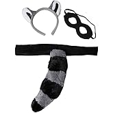 Making Believe Kids Plush Farm, Mythical, Woodland and Zoo Animals Headband Ears & Tail Costume Set (Choose Style)