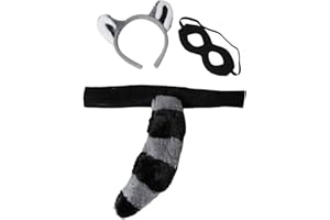 Making Believe Kids Plush Farm, Mythical, Woodland and Zoo Animals Headband Ears & Tail Costume Set (Choose Style)