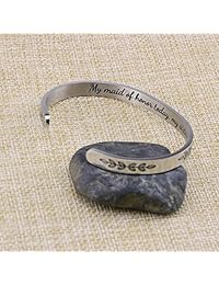 Pulsera para hermana, regalo de boda inspirador, joyería, My Maid of Honor Today, My Sister Forever