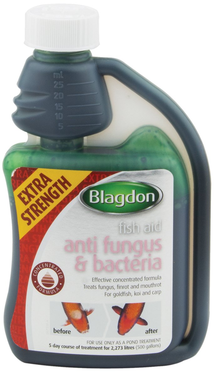 Blagdon Extra Strength Concentrated Formula Anti Fungus & Bacteria Water Treatment for Pond Fish, Finrot, Mouthrot, Goldfish, Koi, Carp, 250 ml