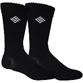 Columbia Men's Medium Weight Hiking Crew Socks (2-Pack)