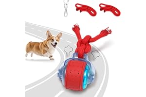 BENTOPAL Dog Toys Interactive Dogs Ball with Super High-Speed Rechargeable Dog Toy Ball for Puppies
