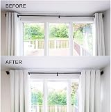 LICQIC Eyelet Curtain Spacers 16 Pcs 4.8 cm Length Foam Spacers Up to 35 mm view 3
