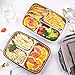 Xixihaha 4 Compartment Warm Lunch Bento Box Stainless Steel Portable Picnic Eco Office School Food Storage Bento Lunch Box Adult Leakproof Bento Box Snack Packing-Dishwasher Safe
