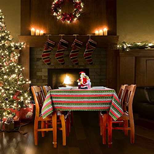 Face Forever Christmas Tablecloth And Apron Xmas Tree Reindeer
