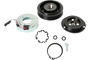 YOMALL 92660JM01B A/C Compressor Clutch Kit Fits for 2008-2015 Rogue 2.5L Air Conditioning Compressor Clutch Kit Replacement Aftermarket Automotive Parts Replace