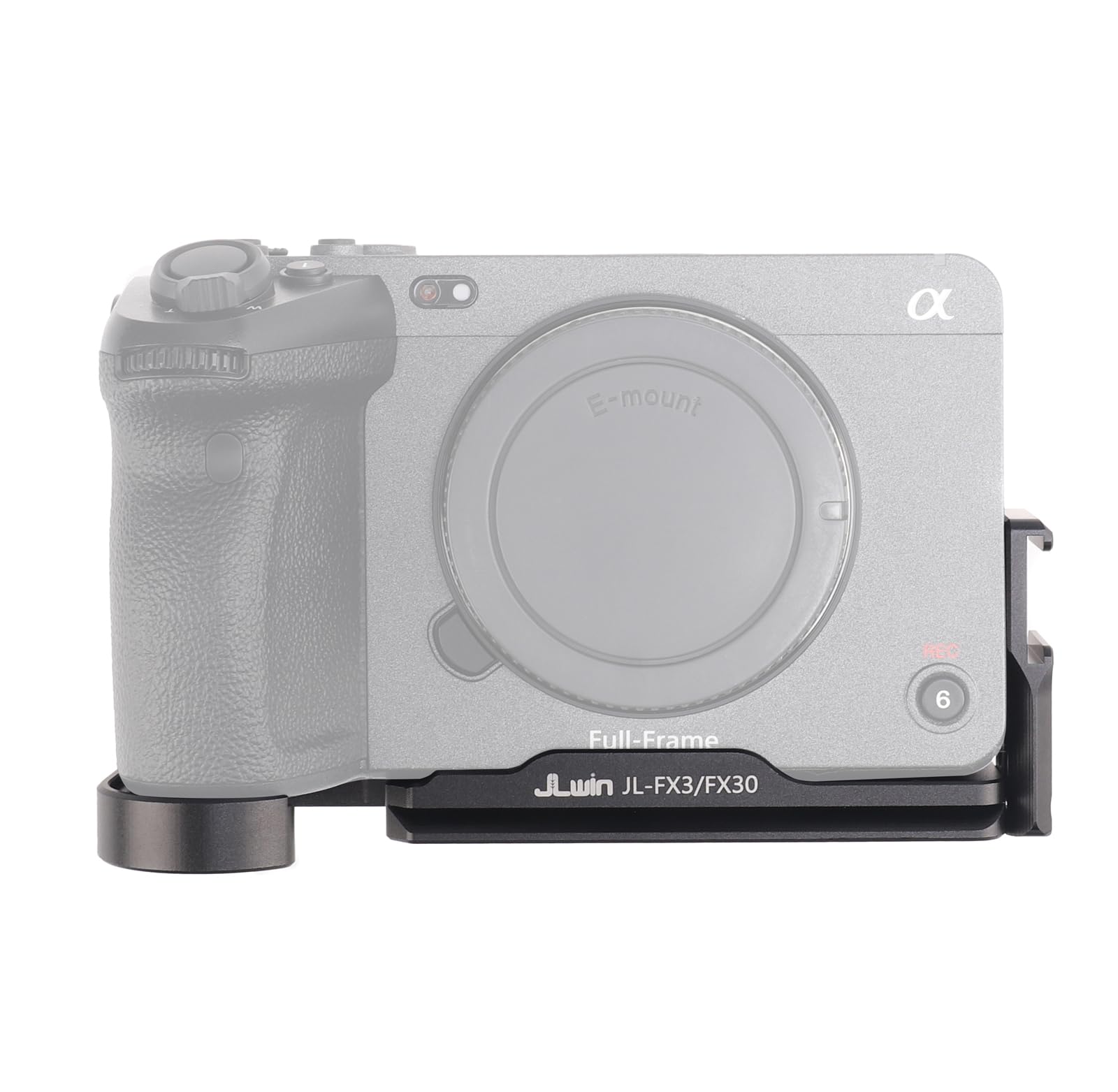 FOTGA Vertical Quick Release Plate QR L-Shaped Bracket Holder with Cold Shoe Mount for Sony ILME-FX30 FX3/FX30 Camera Body, Compatible with Arca-Swiss Standard Tripod Ballhead