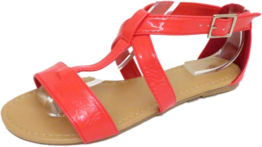 coral sandals flat