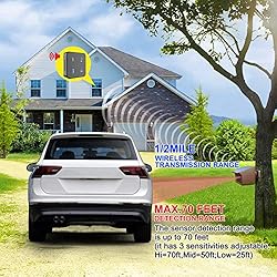 Driveway Alarms- 1/2Mile Solar Driveway Alarm