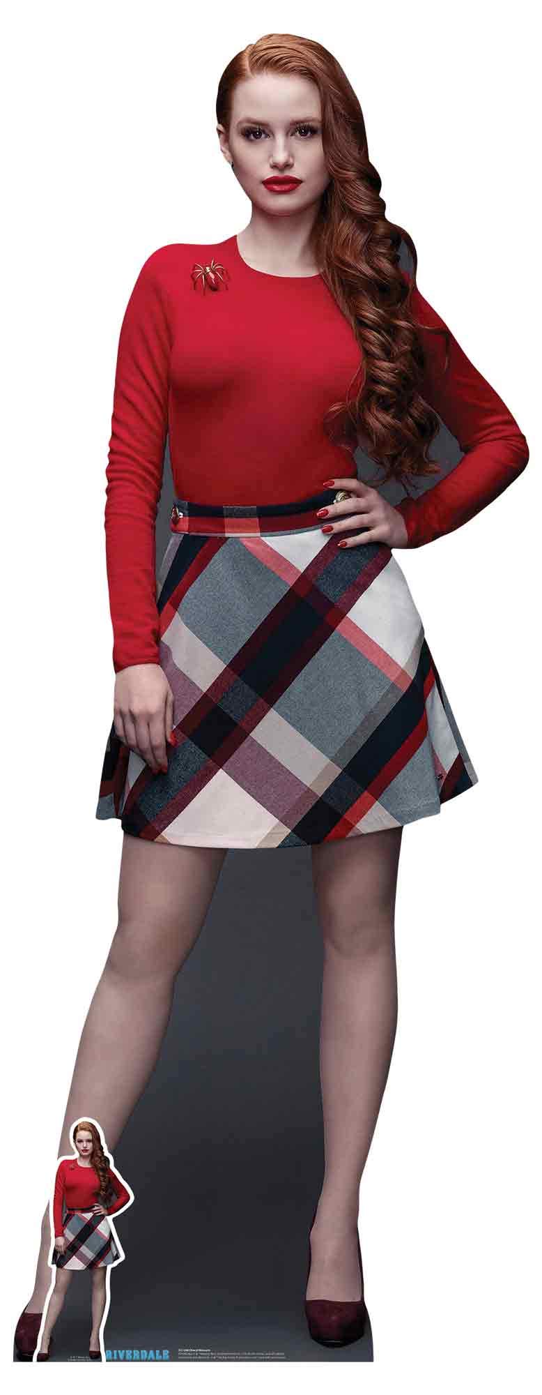 STAR CUTOUTS SC1388 Life Size Cut Out Cheryl Blossom (Madelaine Petsch Riverdale) 169cm Tall, Multicolour