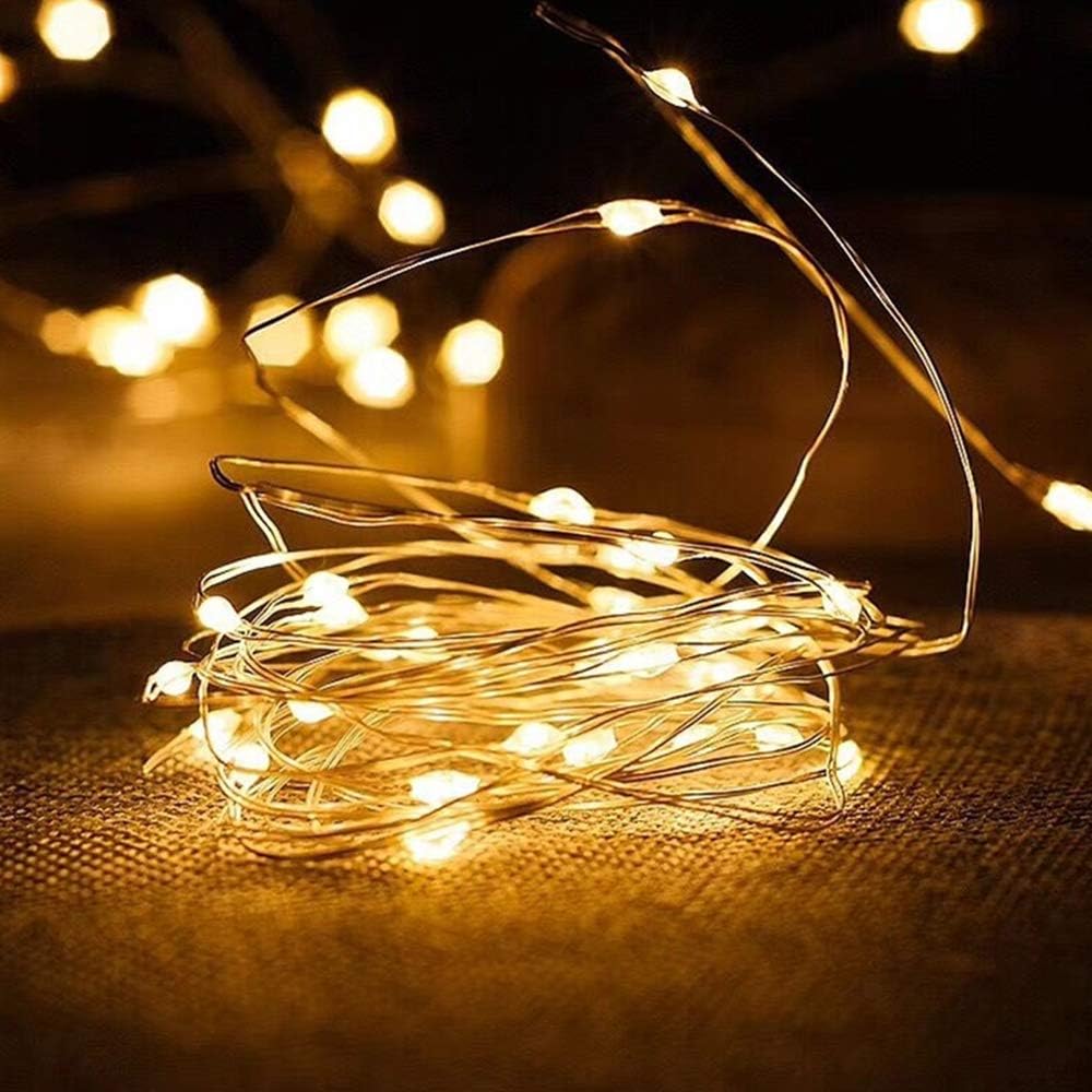Fairy Lights Battery Operated 12 Pack with Timer 10ft 25