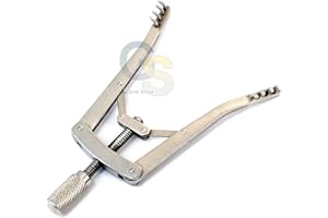 G.S SURGICAL G.S ALM Retractor 2.75" Spread 2.25", PRONGS 1/8" DEEP