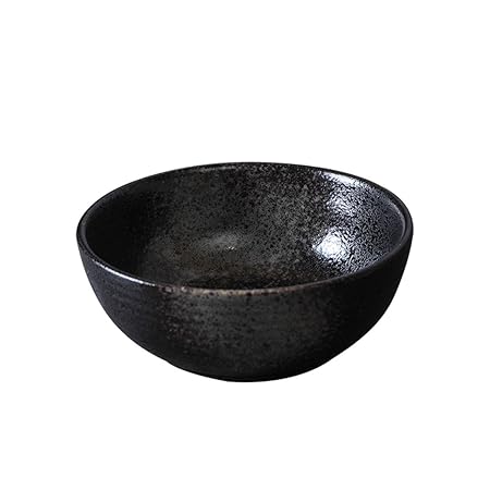 Cuenco de Porcelana Negro Cuencos de Gres Microondas apilables ...