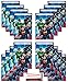 Justice League 16 Pack Party Plastic Loot Treat Candy Favor Bags (Plus Party Planning Checklist by Mikes Super Store)