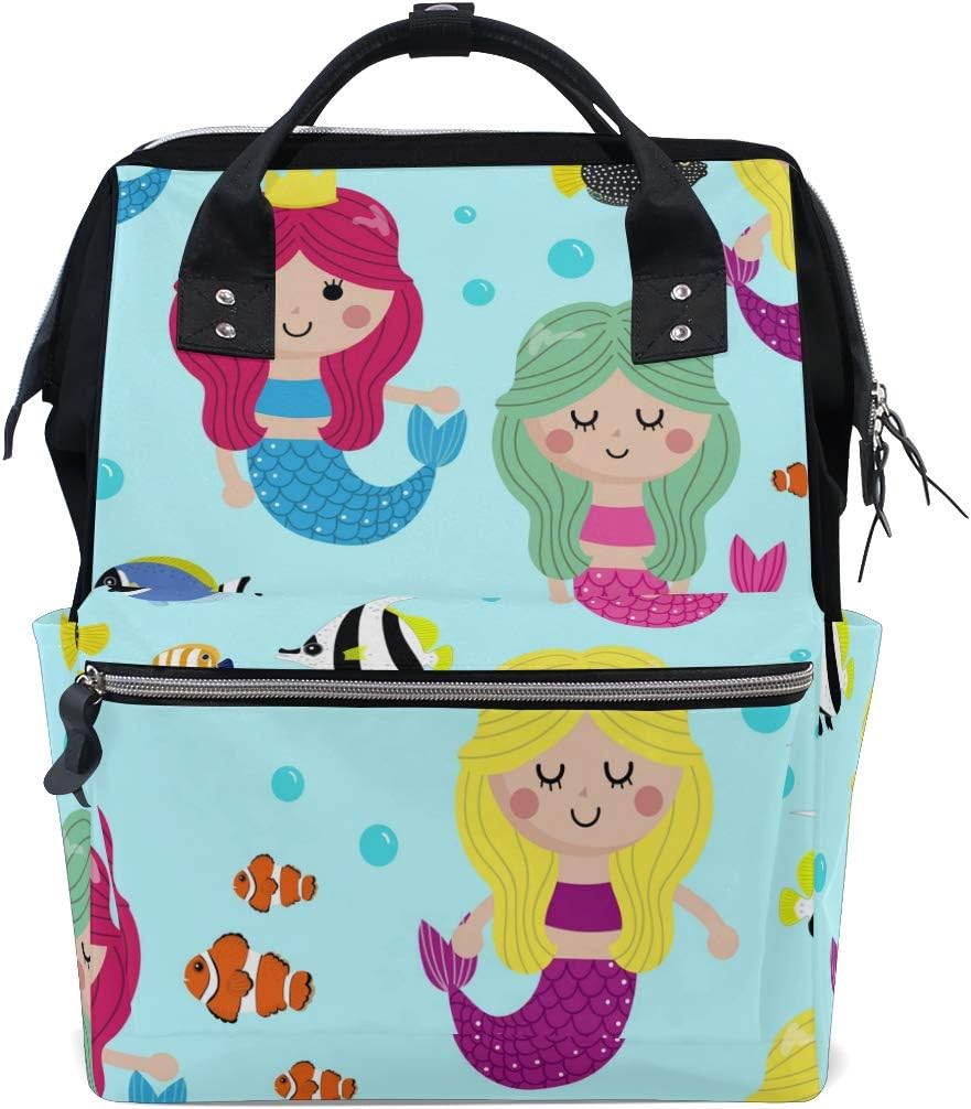 Girl Flower Butterfly Colourful Women Large Capacity Backpack Multi-Function Stylish Travel Bags Diaper Bag