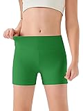 Haloumoning Girls Athletic Shorts Kids High Waisted