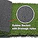 Synturfmats 2'x4' Artificial Grass Carpert Rug - Premium Indoor/Outdoor Green Synthetic Turf, 4-Toned Blades (A2X4)