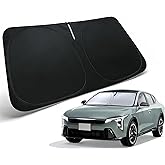 PAIMOHO Windshield Sun Shade for 2025 2026 KIA K4 Accessories | Car Front Window Sun Visor &amp; Heat Shield | 240T Sunshade Protection Blocks UV Rays Keep Your Car Cooler