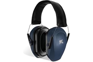 ucho 34dB Shooting Ear Protection - Maximum Hearing Protection for gun range, Slim Passive Noise Reduction Earmuffs