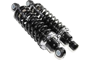 HIBUYER Rear Left & Right Street Rod Coil Over Shock w/200 Pound Black Coated Springs
