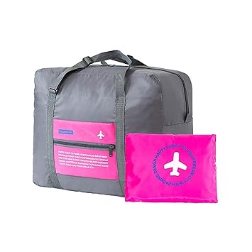 Hackneyed Portable Lightweight Waterproof Foldable Travel Duffle Bag(Flight Foldable Bag_Random Color)