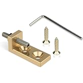 Brass Tremolo Stopper Stabilizer for Floyd Rose &amp; Floating Bridges - Tremolo Bridge Stabilizer Kit, FMTS Compatible, Enhances Tuning Stability