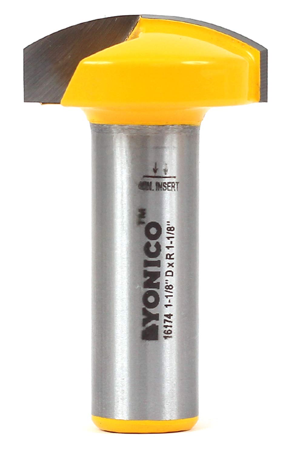 YONICO Horizontal Crown Router Bit 1-1/8-Inch Radius 1/2-Inch Shank 16174