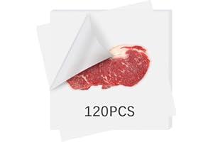 LIPETOL 120Pcs White Butcher Paper for Sublimation No Wax Square Sublimation Butcher Paper Sheets 12 x 12 inch Disposable Charcuterie Papers Precut Butcher Papers for Heat Press, Wrapping Meat, Smoking Meat