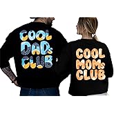 FLOYU Mom Dad Matching Sweatshirt Couple Dad Mom Pullover Husband Wife Lightweight Crewneck Sweatshirts Gift Tees For Parents