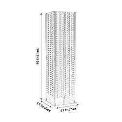 Efavormart 40" Heavy Duty Acrylic Flower Pedestal
