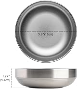 Junhonsion Cat Bowl Stainless Steel Wide Shallow Whisker Friendly 15cm view 2