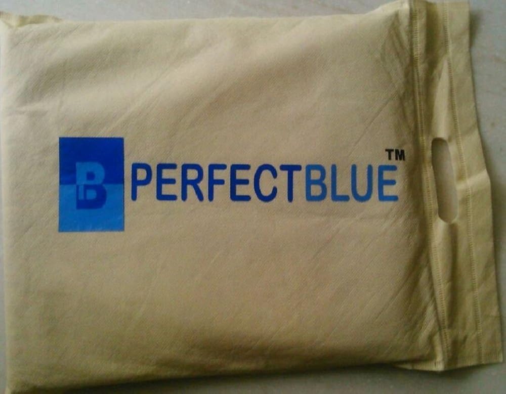 perfectblue cotton silk saree with blouse piece