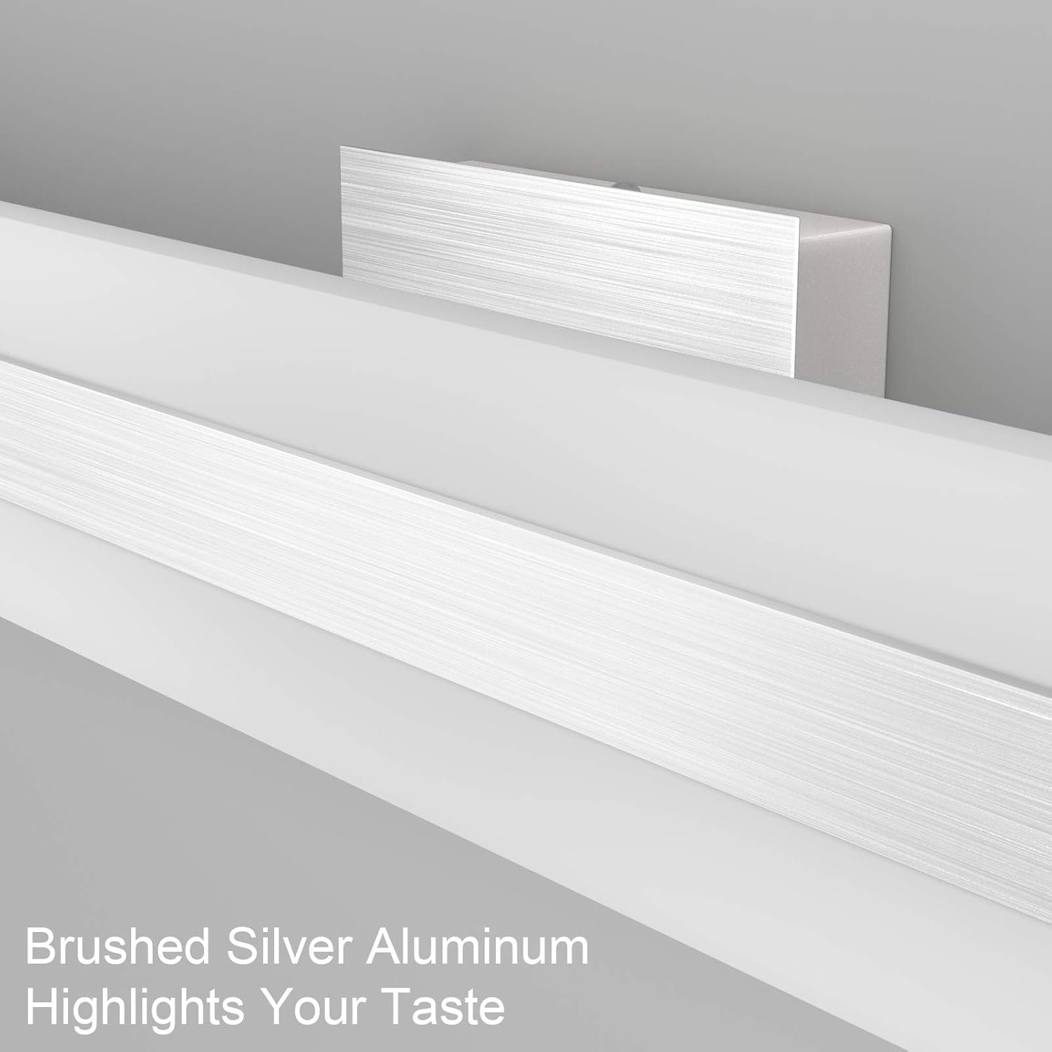 Vanity Lights White Light 6000k Aipsun 23 6in 24w Modern Black Vanity Light Frosted White Acrylic Up And Down Led Bathroom Vanity Light Fixtures Lighting Ceiling Fans