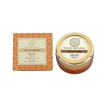 Khadi Naturals Peach Lip Balm, 5g