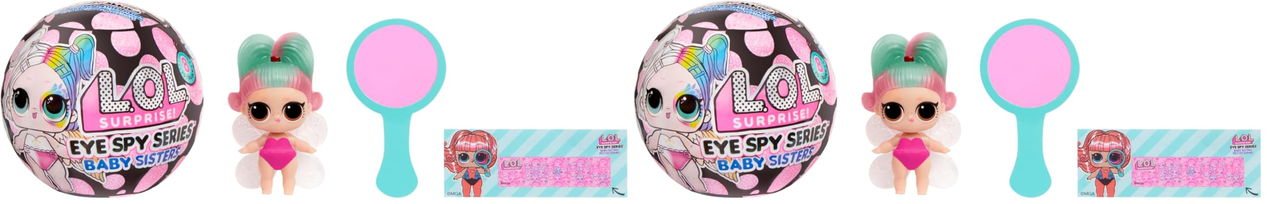 LOL Surprise Eye Spy Series Baby Sisters Dolls (Pack of 2)