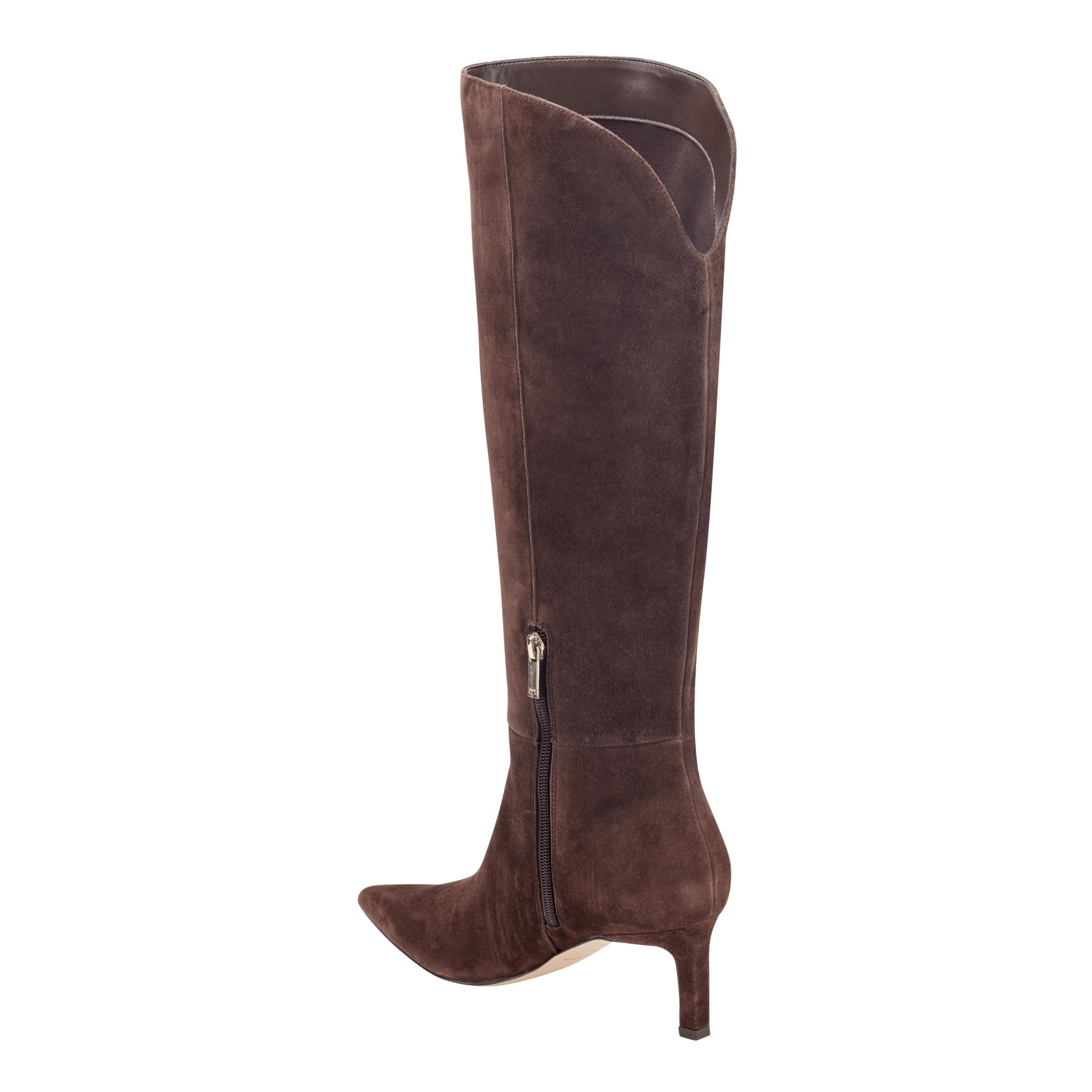 Marc Fisher LTD Women’s Esmee Boot, Dark Brown Suede 200, 8.5